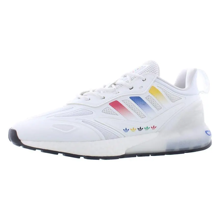 Adidas shoes - Cloud White/Core Black/Scarlet, Main: White (UPC: 194828480363) 3