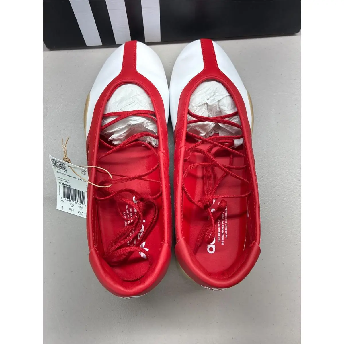 Adidas shoes - adidas Taekwondo - Taekwondo - JQ0960 - White, Manufacturer: Cloud White/Better Scarlet/Gum 2