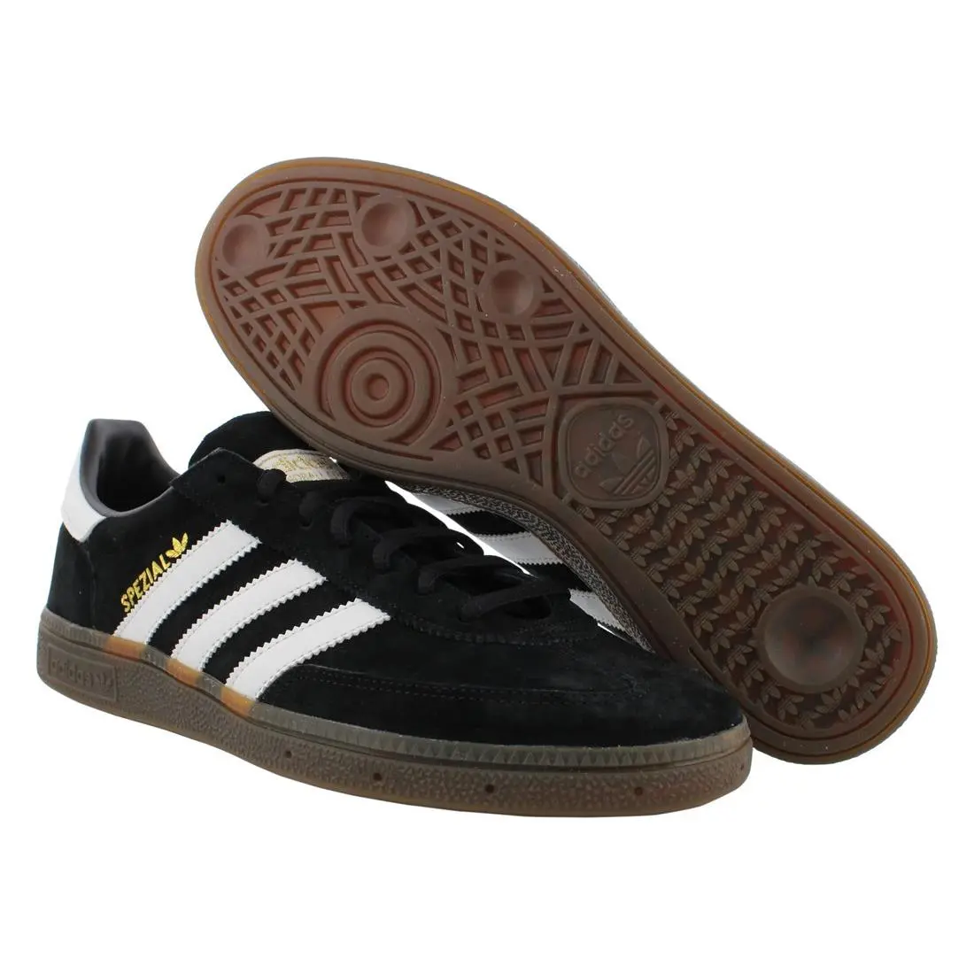 Handball Spezial Mens Shoes Size 5.5 Color: Core Black/ftw White/gum by Adidas