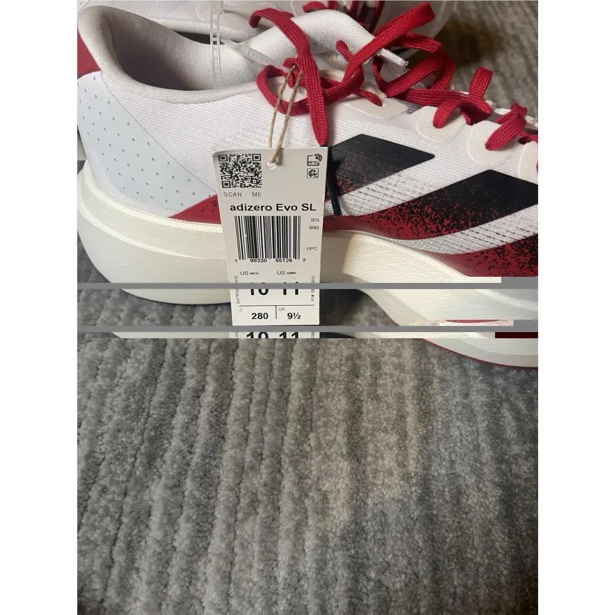 Adidas shoes - adidas Adizero SL - Adizero - White 9