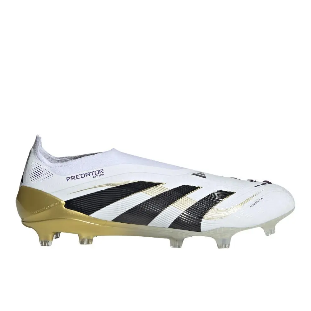 Adidas Predator Elite Laceless Firm Ground Mens Size 7 M Sneakers Athletic Shoe - White