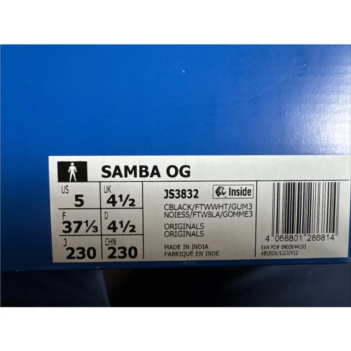 Adidas shoes - adidas Samba - Samba - Black/White (UPC: 4068801286814) 8