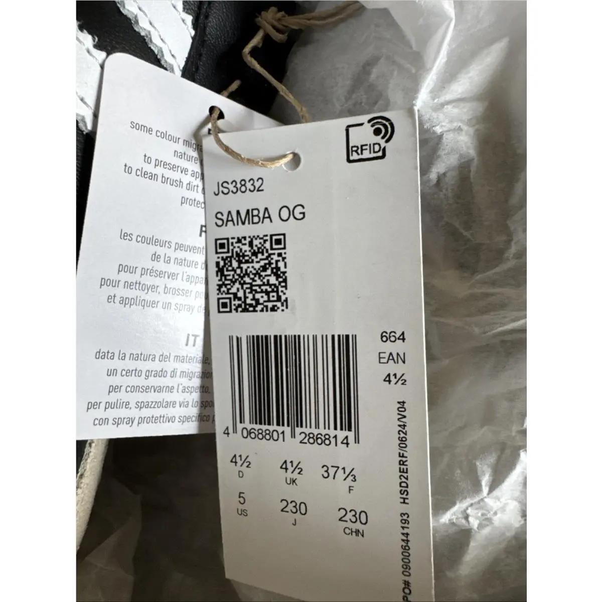 Adidas shoes - adidas Samba - Samba - Black/White (UPC: 4068801286814) 7