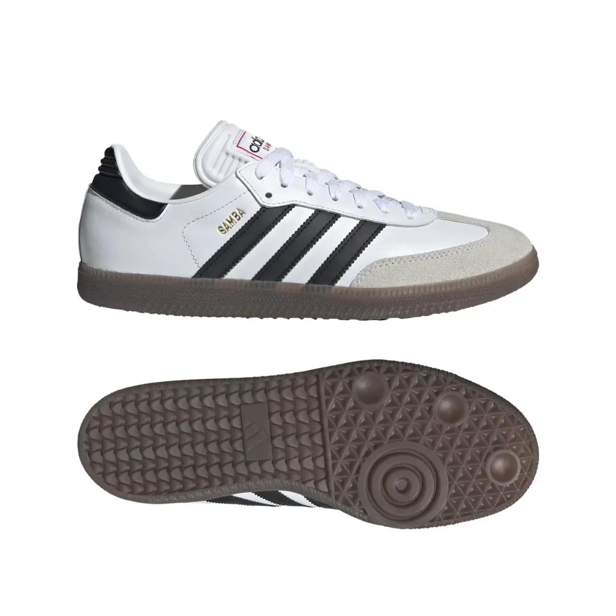 Adidas Unisex Samba Indoor Sneaker White/black/vivid Red-sz 7.5 US Men