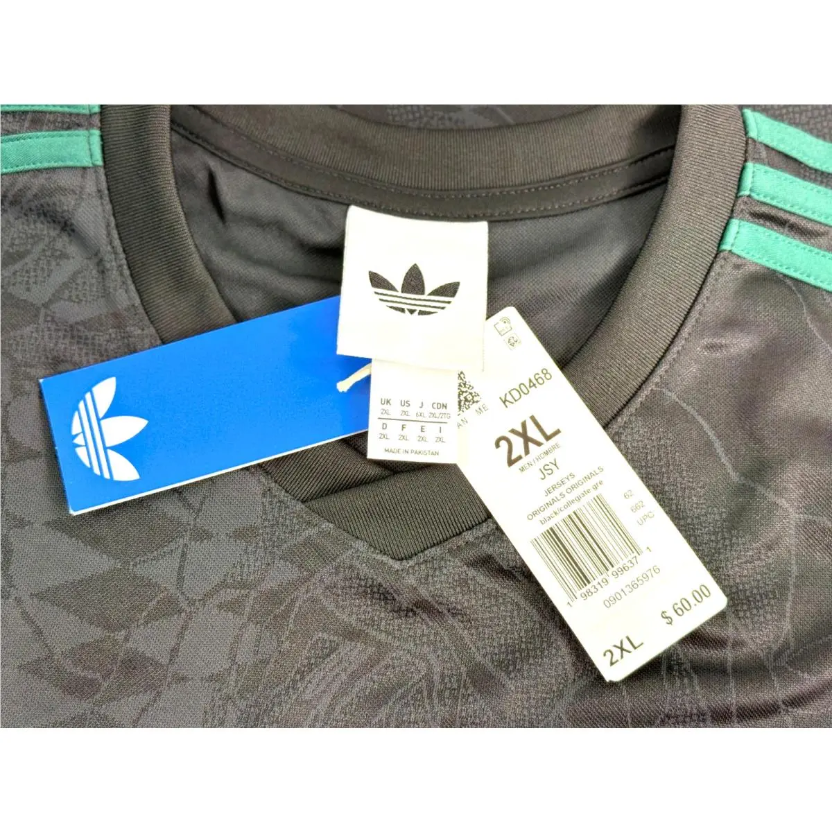 Adidas clothing - Adidas Team 1994 Roses - Team Roses - KD0468 - Black (UPC: 198319996371) 3