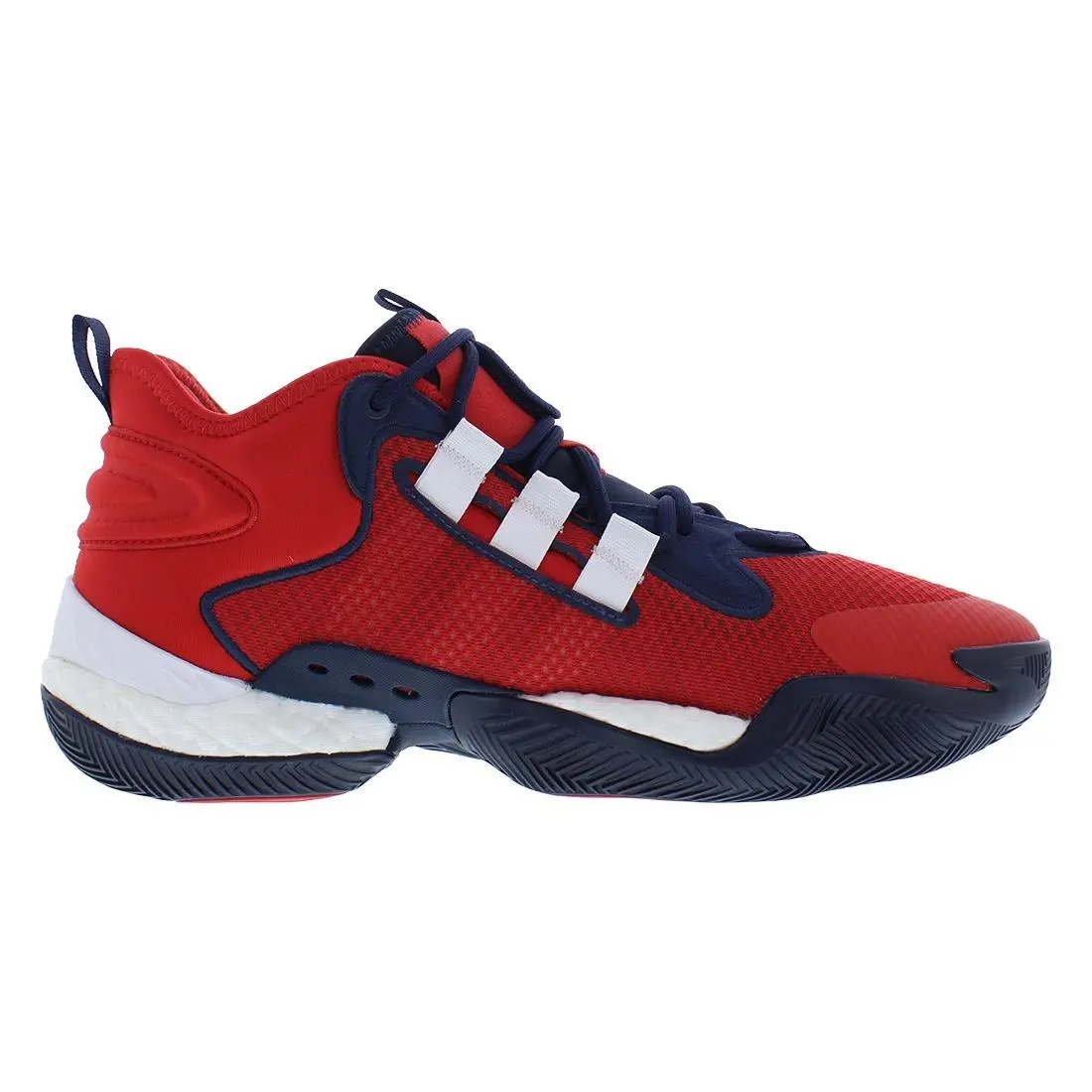 Adidas shoes - Red/Footwear White/Navy Blue, Main: Red (UPC: 196472341045) 1