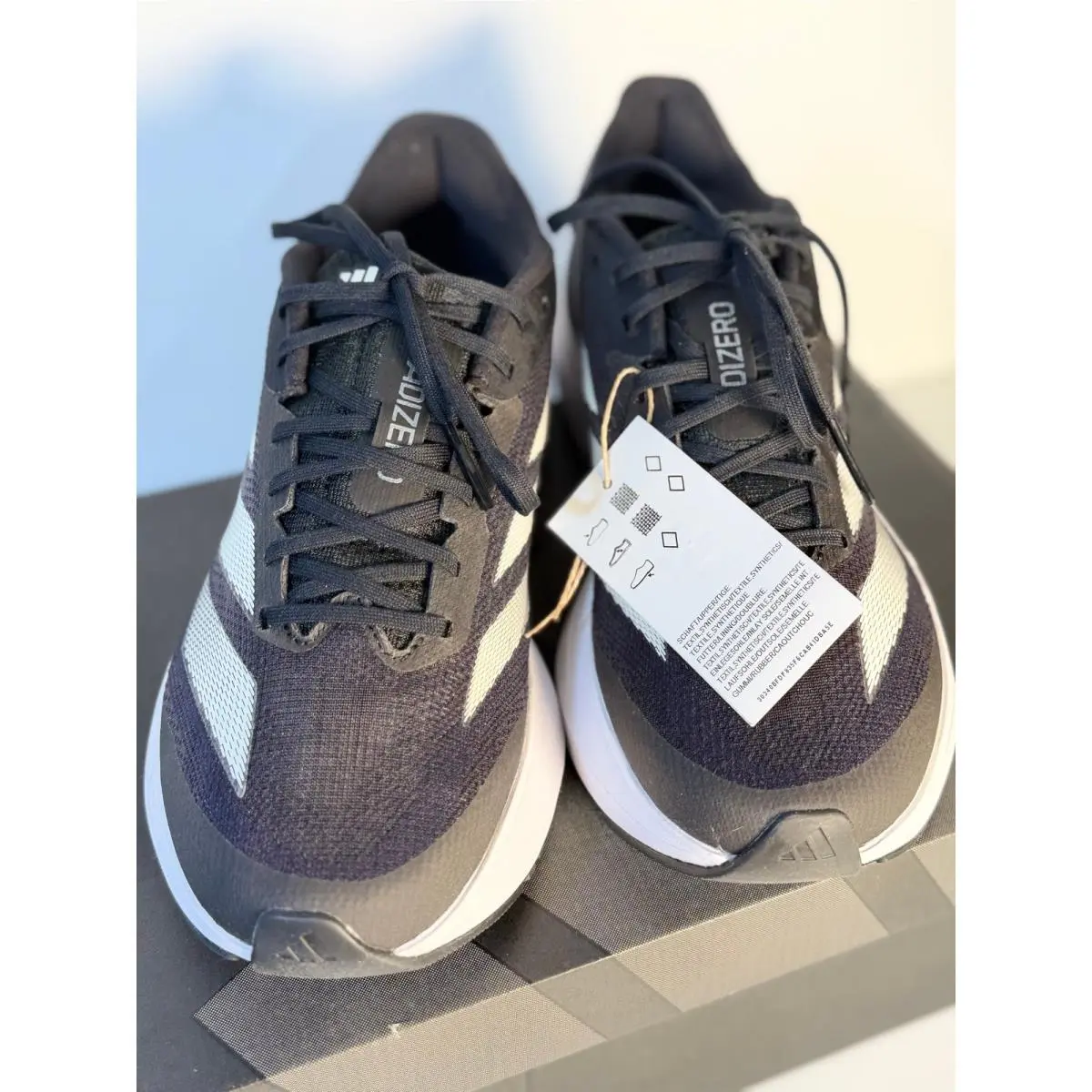 Adizero SL2 Running Shoes Men`s 6.5 Black/white IF6748 by Adidas