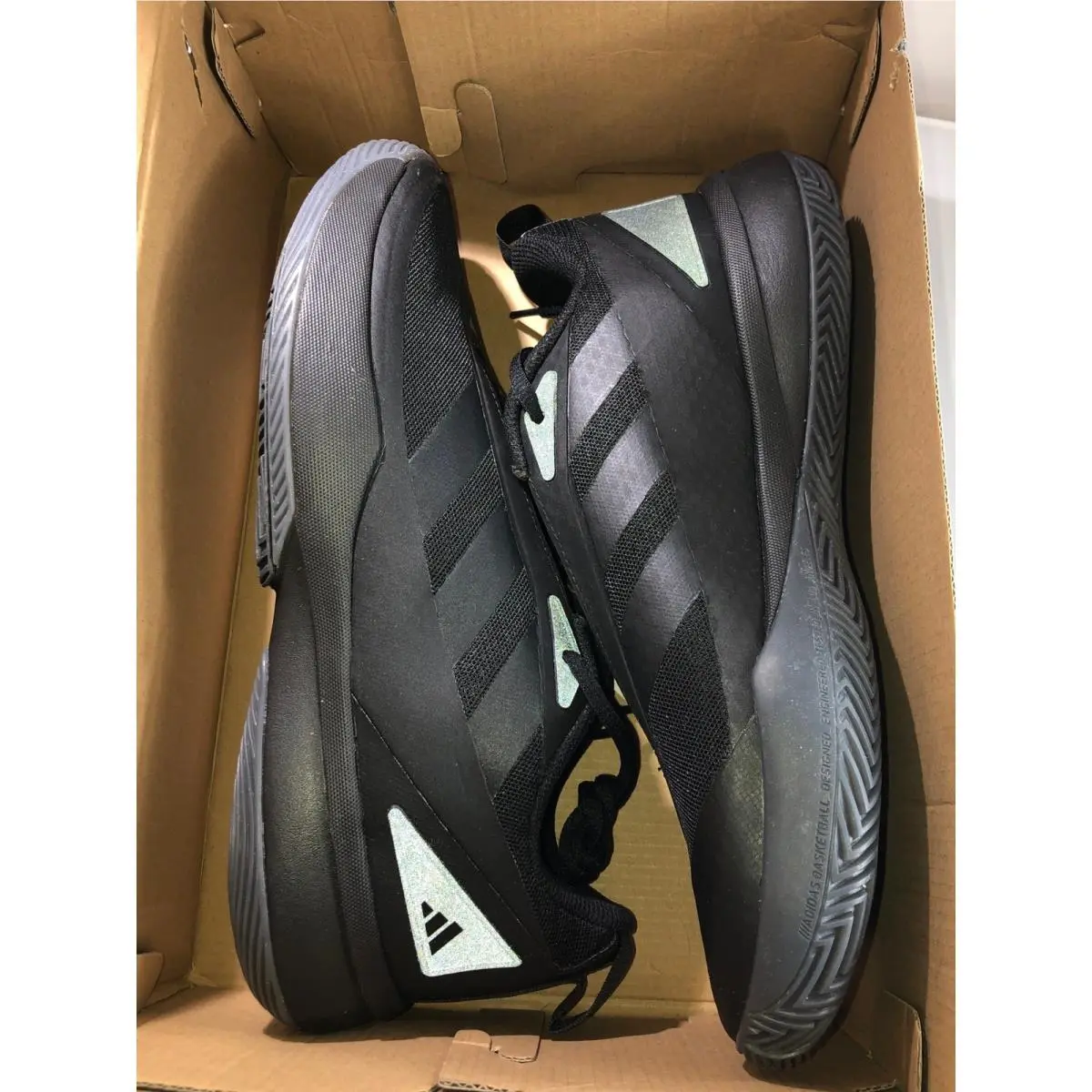 Subzone Basketball Shoes Mens 8 Black Carbon IH3423 Sneakers Low Top by Adidas