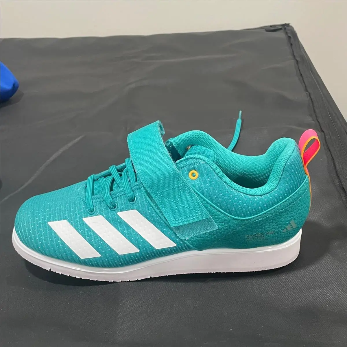 Powerlift 5 Weightlifting Shoes Mens 9.5 Pulse Mint White GV9641 by Adidas