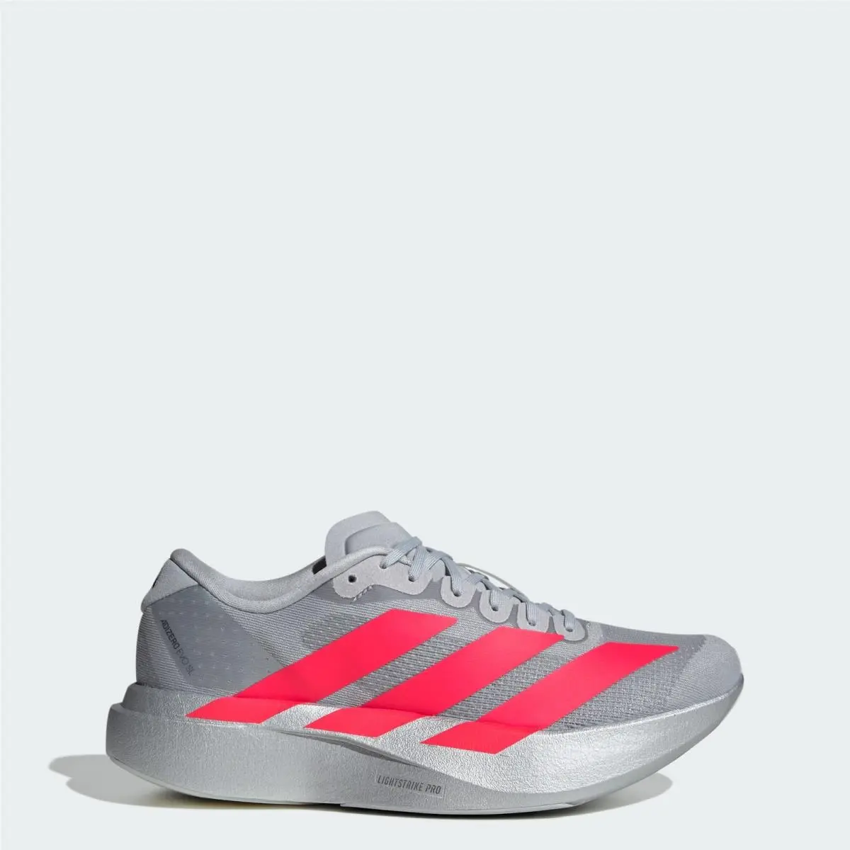 Adidas shoes - adidas Adizero EVO SL - Adizero EVO - Silver Metallic / Lucid Red / Iron Metal (UPC: 198323993878) 3
