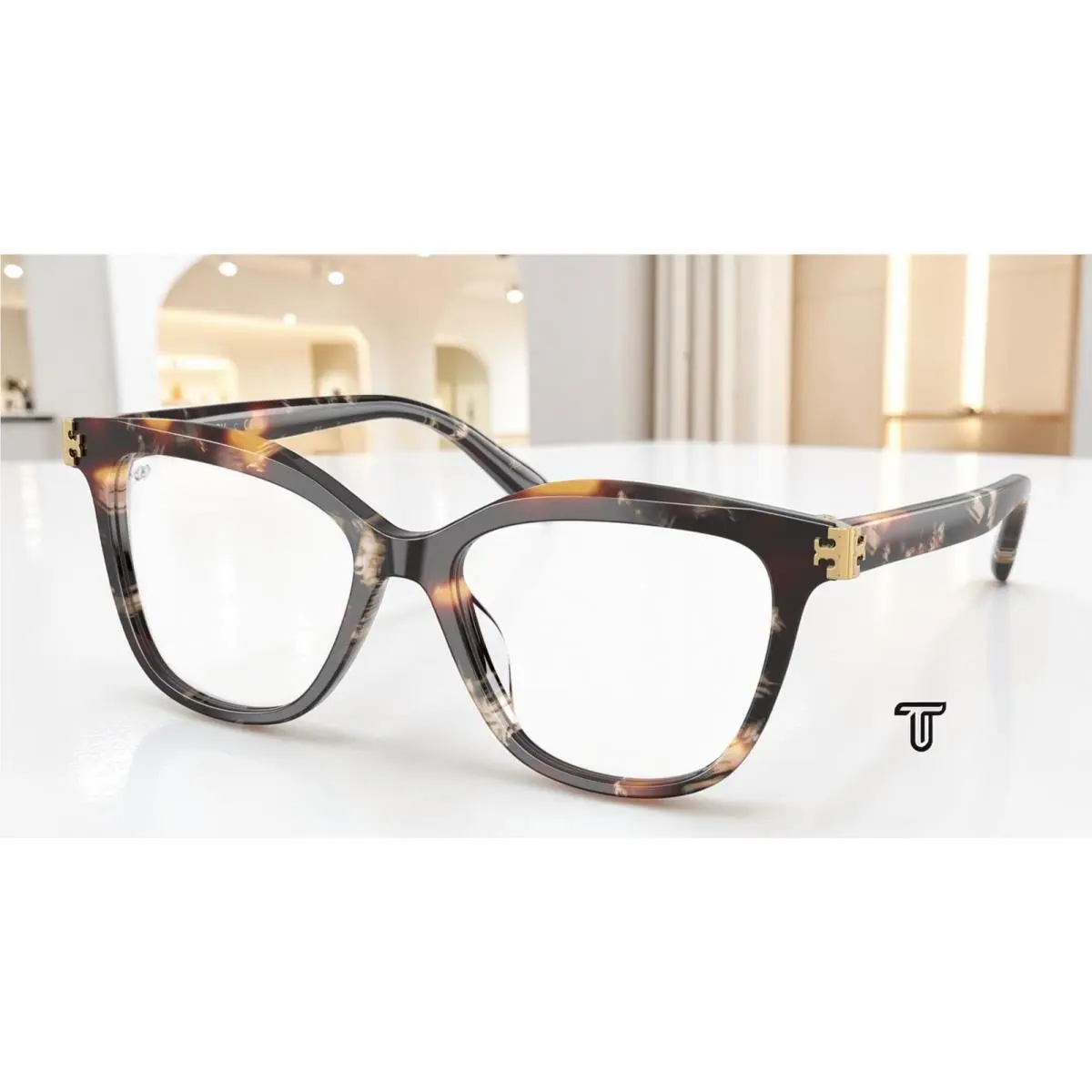 TY2169U 2072 Dark Tortoise Demo Lens 54 mm Women`s Eyeglasses by Tory Burch