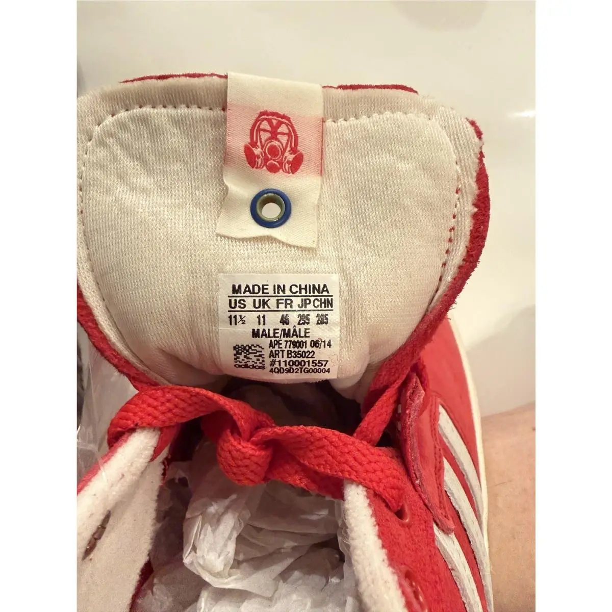 Adidas shoes - Edberg 86 - Edberg - B35022 - Red, White, Cream 8