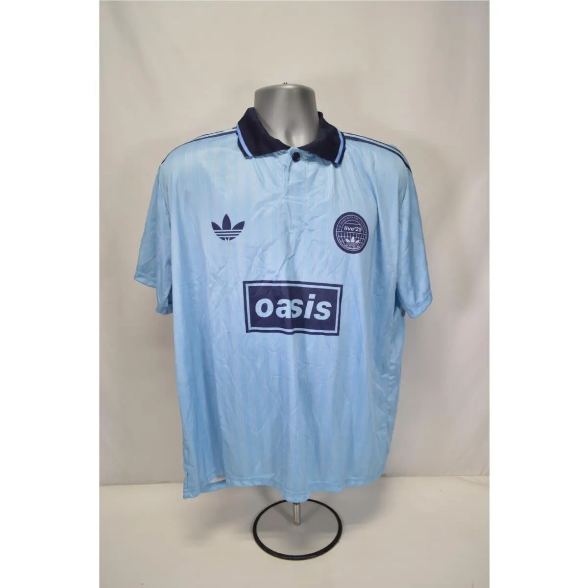 Adidas x Oasis Tour Jacquard Soccer Jersey Size XL