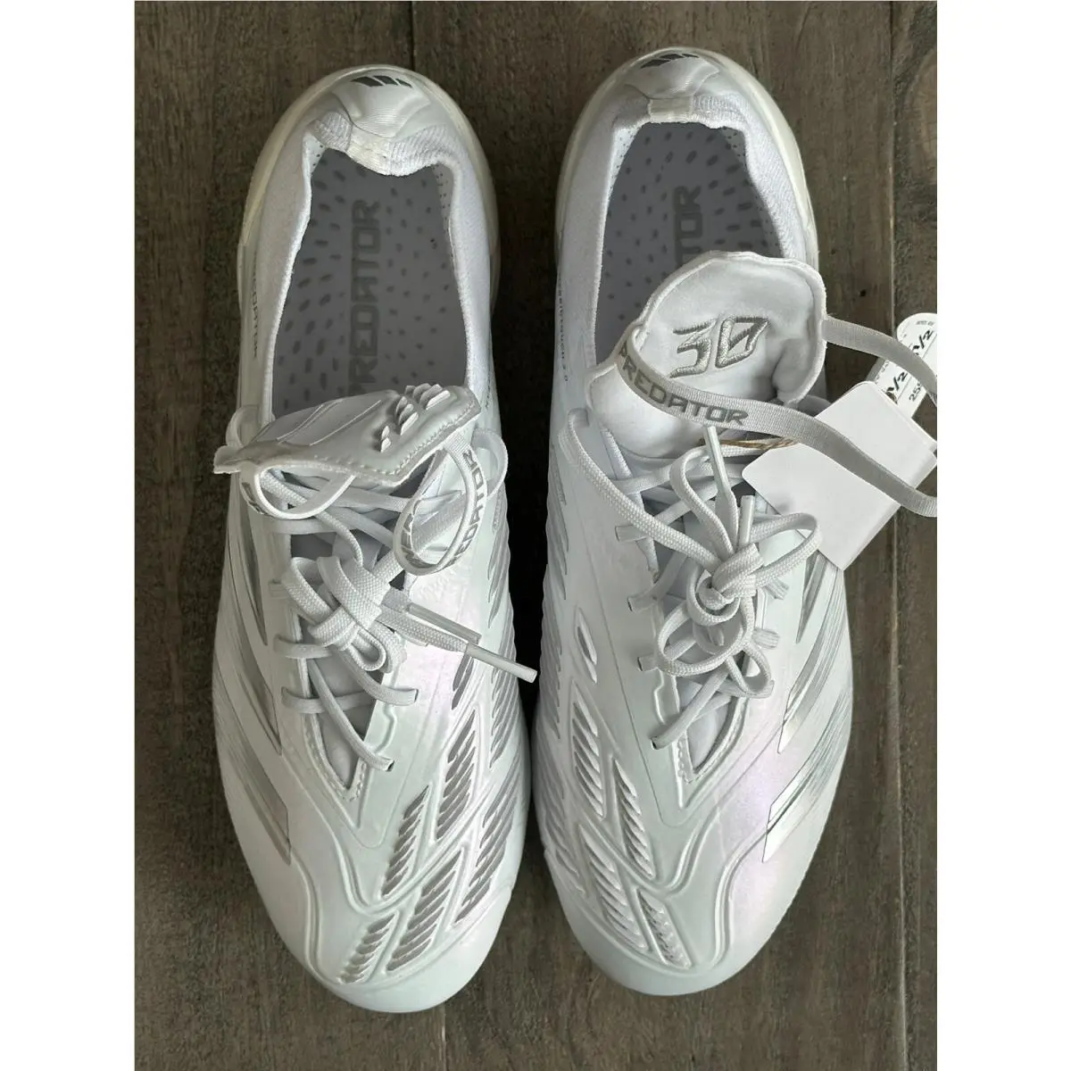Adidas shoes - adidas Predator Elite FG Firm Ground Soccer Cleat - IE1811 - White 10