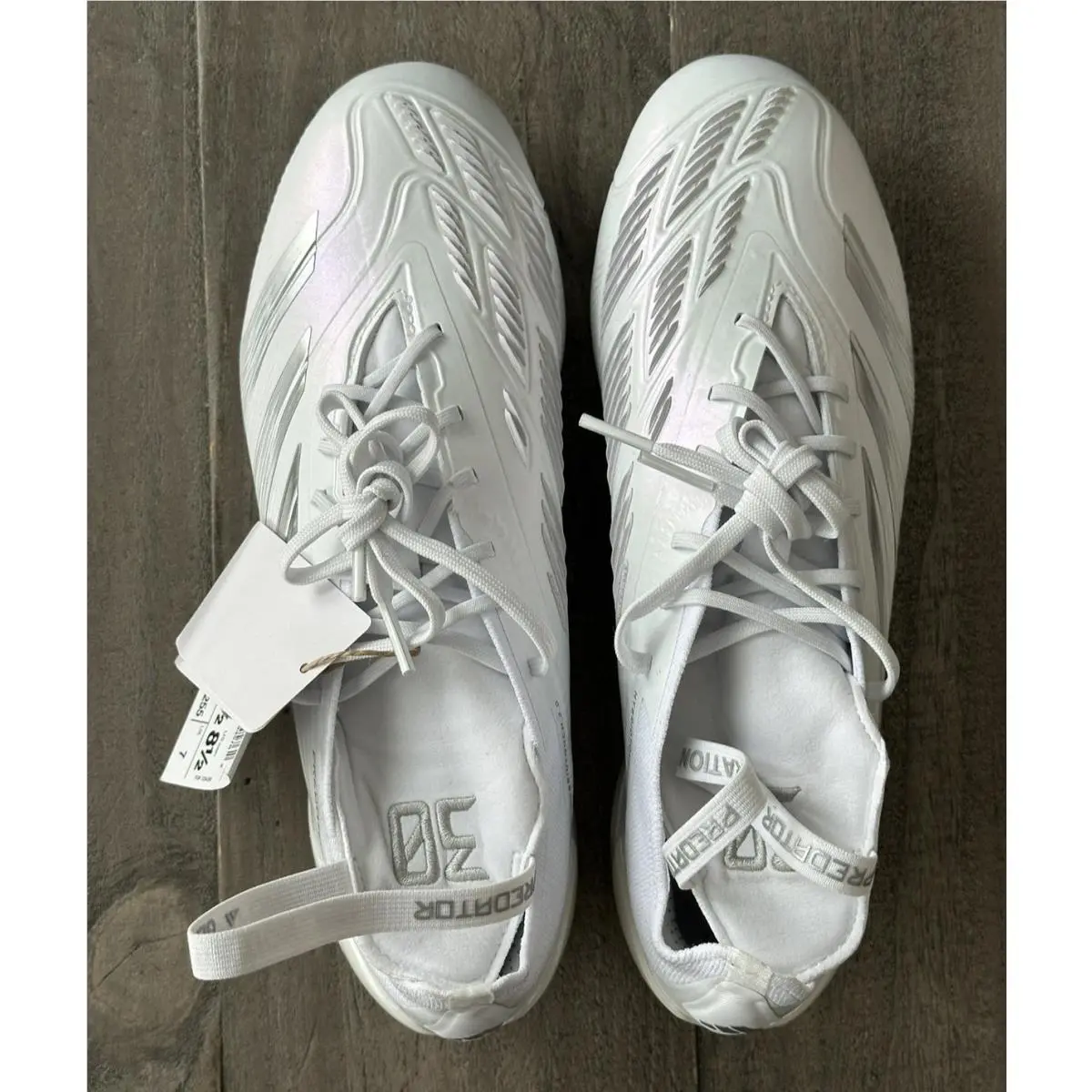 Adidas shoes - adidas Predator Elite FG Firm Ground Soccer Cleat - IE1811 - White 11