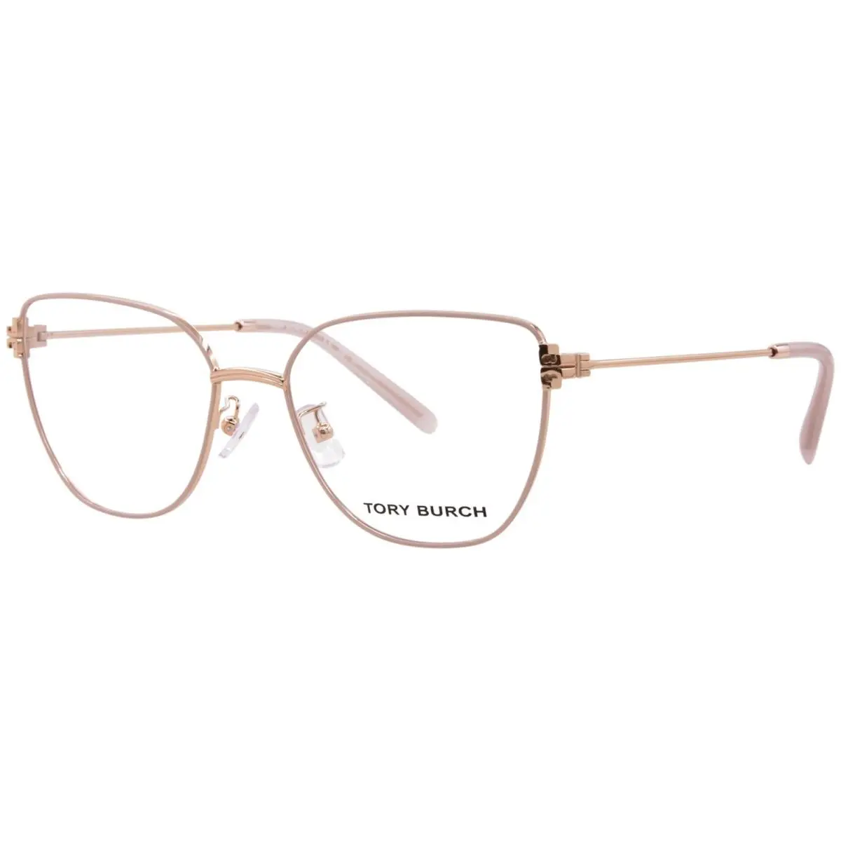 Tory Burch TY1084 3340 Eyeglasses Women`s Blush Full Rim Cat Eye 53mm