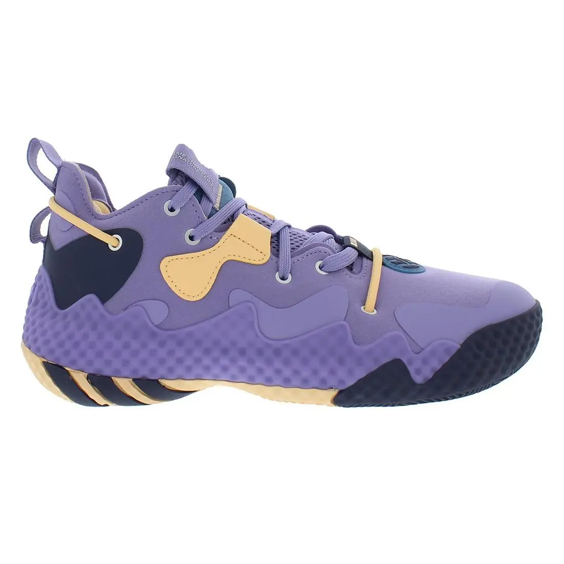 Adidas Harden Vol 6 Unisex Shoes Size 5.5 Color: Purple/orange