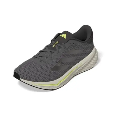 Adidas Men`s Response Running Sneaker Taupe Oxide/carbon/pulse Lime Size: 10 US