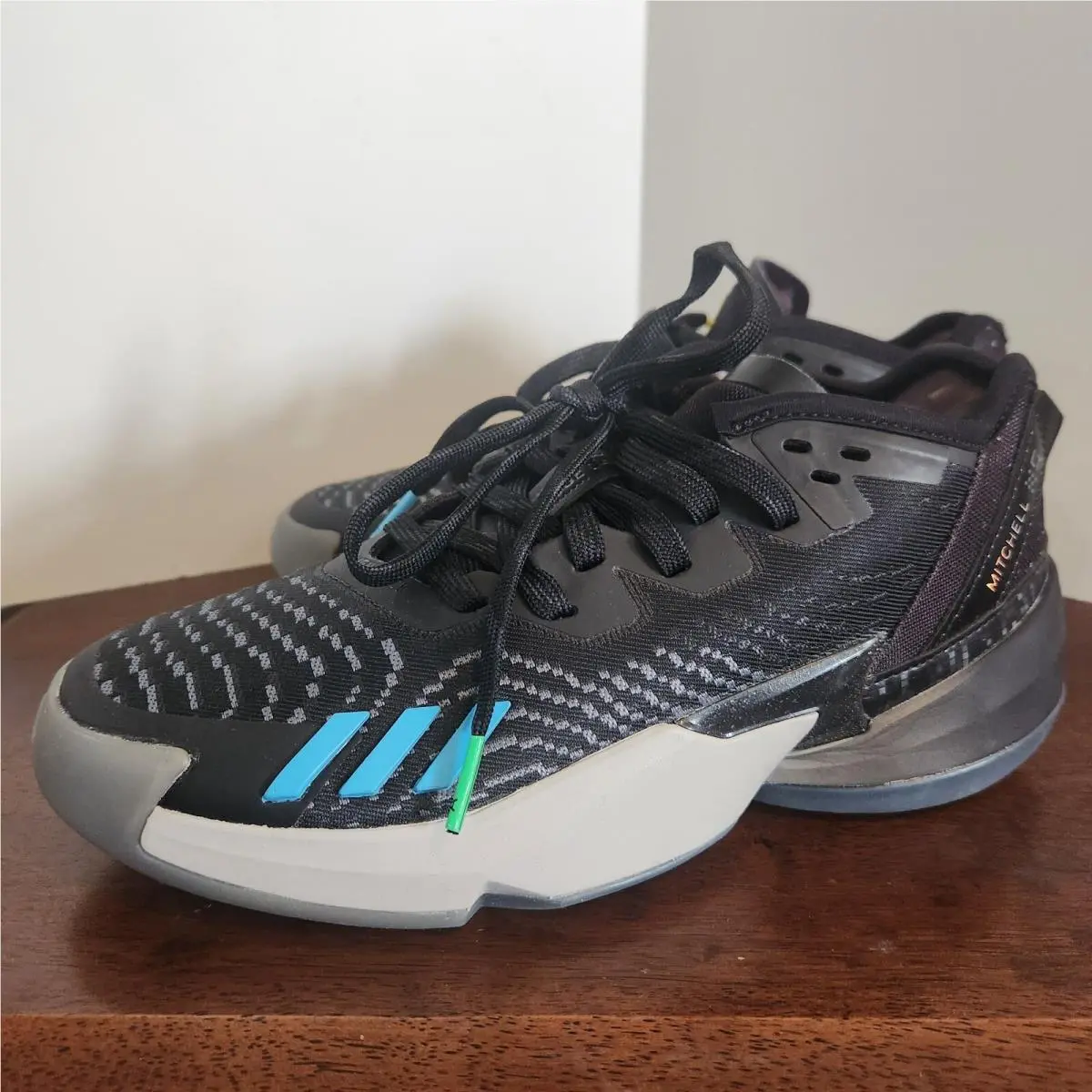 Xbox D.o.n. Issue 4 Black Sneaker Shoes HQ3451 Women`s 8 Youth 6.5 by Adidas