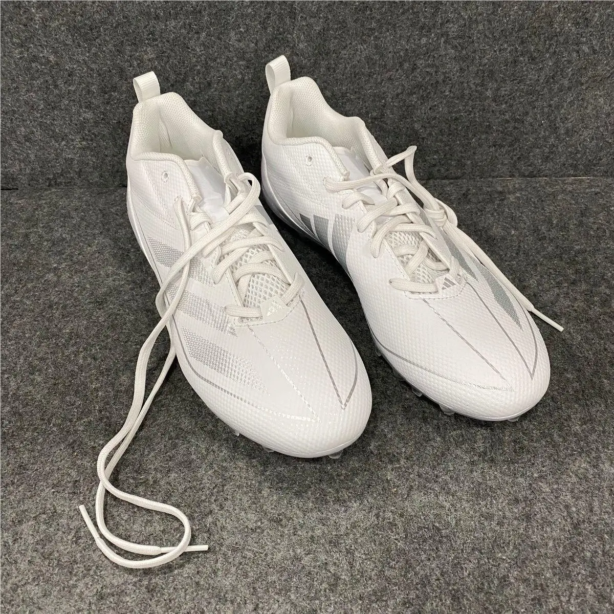Adidas Adizero Electric.2 Football Cleats Men`s Size 11.5 Cloud White