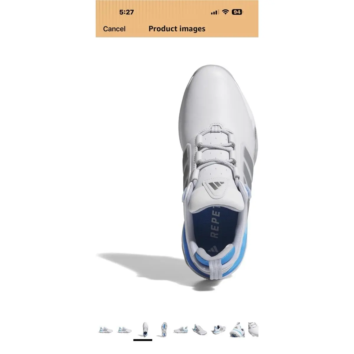 Adidas shoes - adidas Adipower 26 - Adipower - Dash Grey/Iron Met./Lucid Ray Blue 1