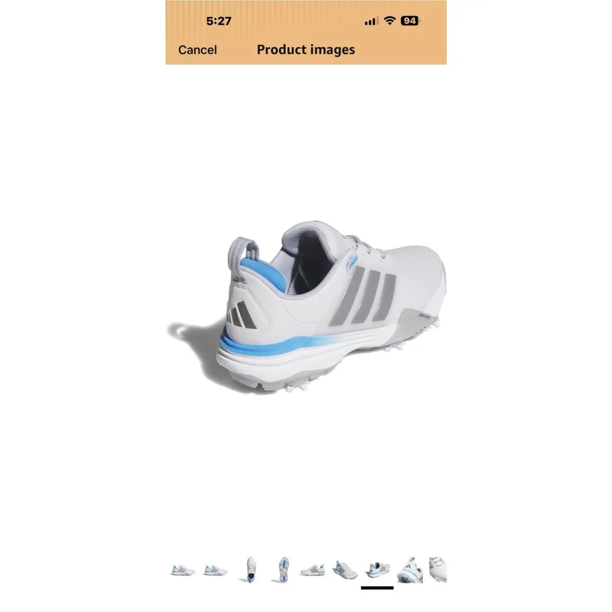 Adidas shoes - adidas Adipower 26 - Adipower - Dash Grey/Iron Met./Lucid Ray Blue 5