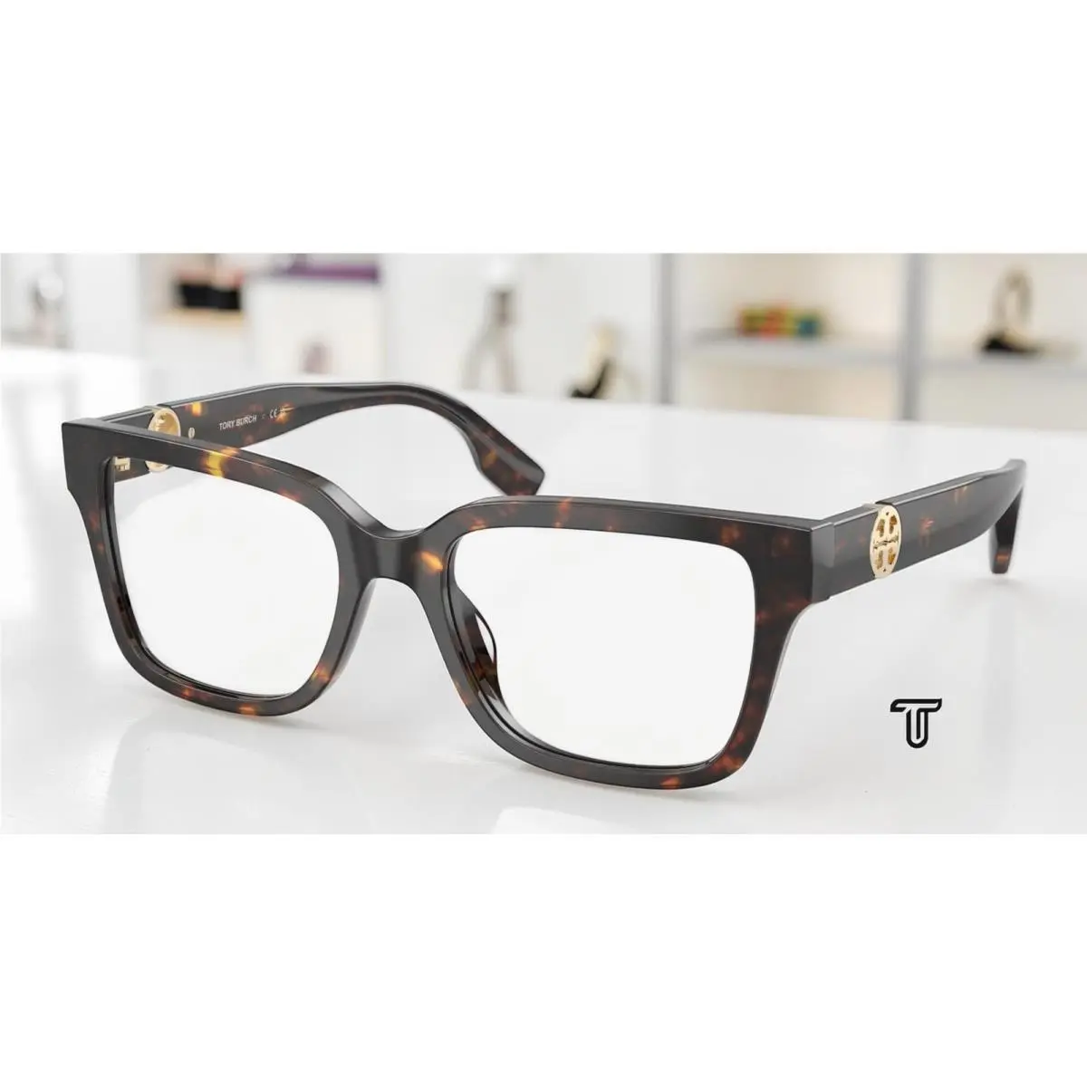 TY2168U 1981 Brown Tortoise Demo Lens 53 mm Women`s Eyeglasses by Tory Burch