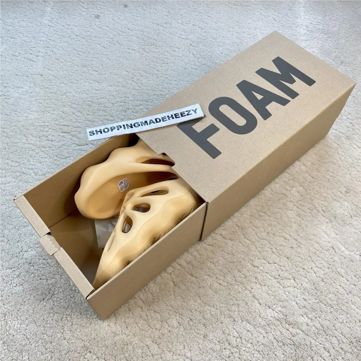 US 9  Yeezy 450 Slide Cream Slippers Slides Yzy Sld GZ9864 by Adidas