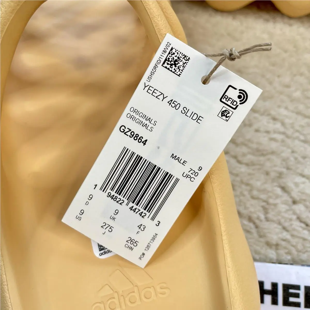 Adidas shoes - adidas Yeezy 450 - Yeezy - GZ9864 - Ivory (UPC: 194822447423) 5