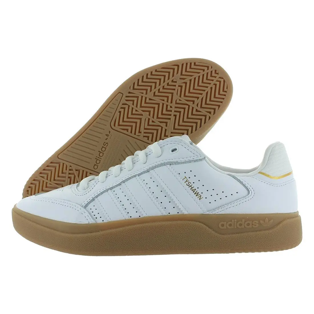 Adidas Tyshawn Low Mens Shoes Size 13 Color: Footwear White/gum 4