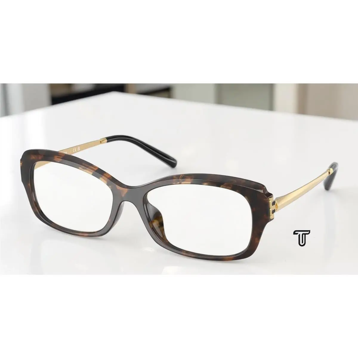 TY4015U 1992 Tortoise Demo Lens 55 mm Women`s Eyeglasses by Tory Burch