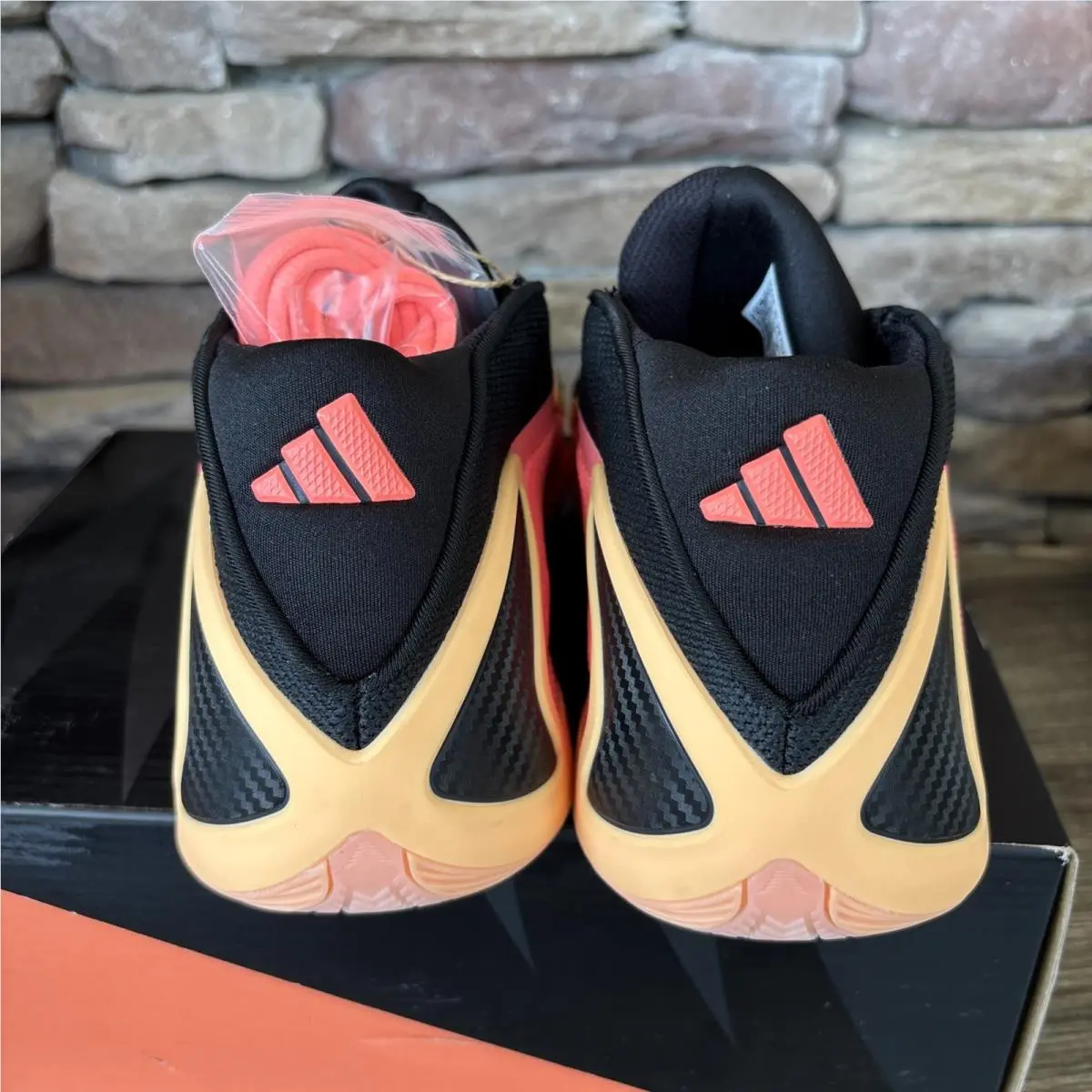 Adidas shoes - CORE BLACK-JS3515-SIZE 6 - CORE - ACID ORANGE/CORE BLACK/ACID RED (UPC: 0197626447613) 0