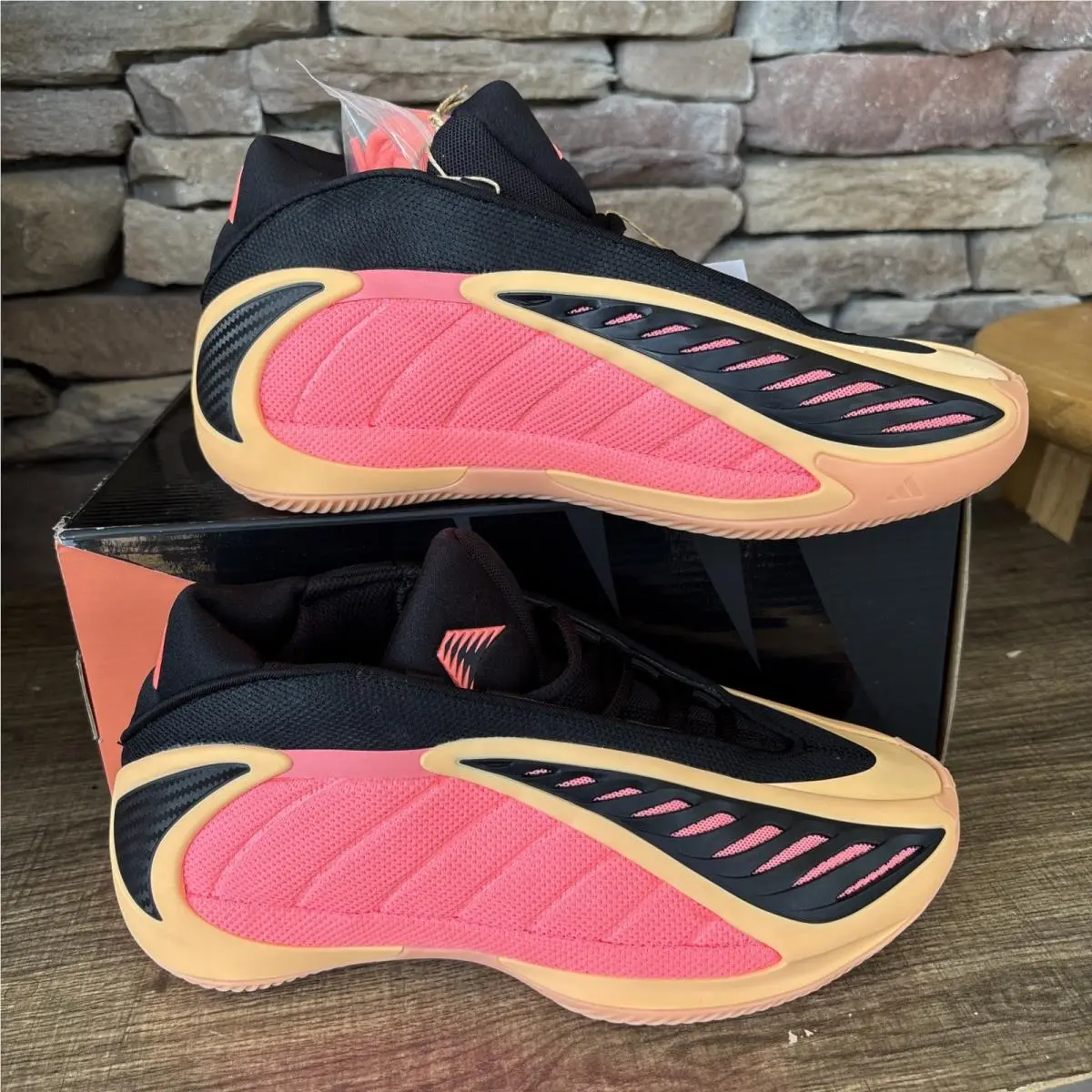 Adidas shoes - CORE BLACK-JS3515-SIZE 6 - CORE - ACID ORANGE/CORE BLACK/ACID RED (UPC: 0197626447613) 4