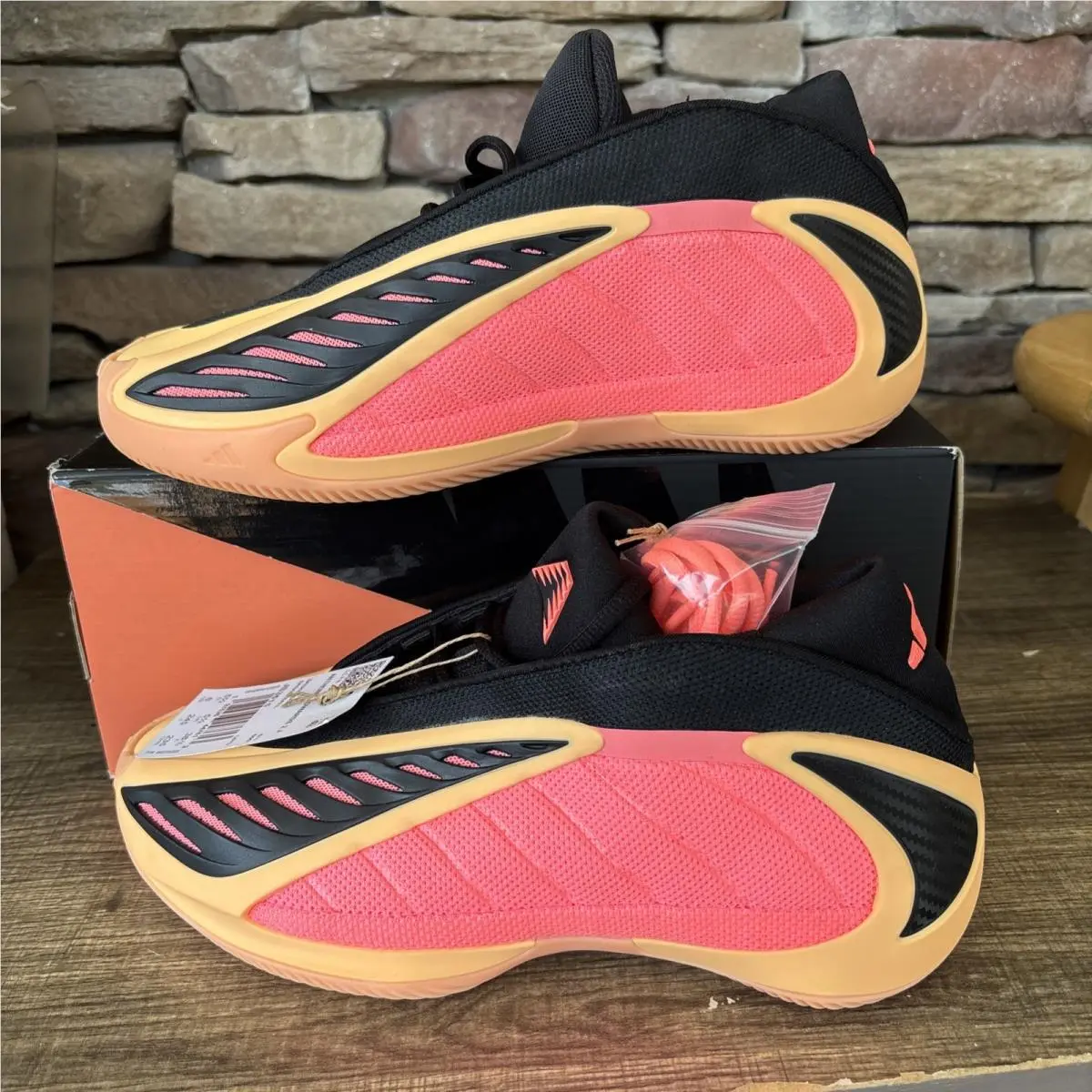 Adidas shoes - CORE BLACK-JS3515-SIZE 6 - CORE - ACID ORANGE/CORE BLACK/ACID RED (UPC: 0197626447613) 5