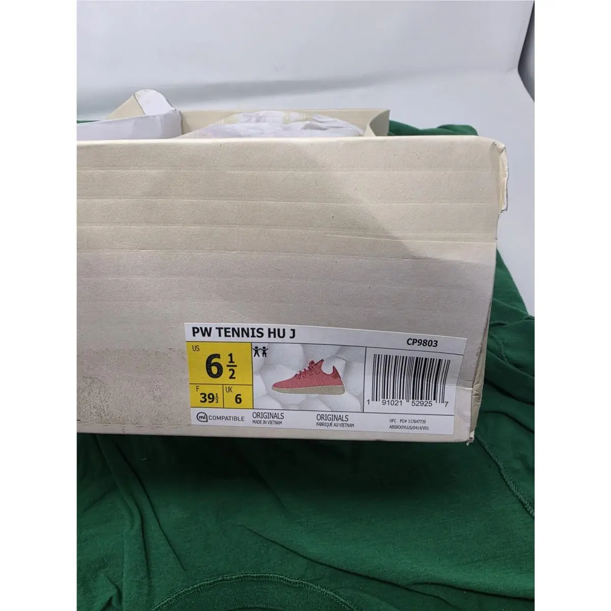 Adidas shoes - Pharrell Williams Tennis Hu J - Pink (UPC: 191021529257) 5