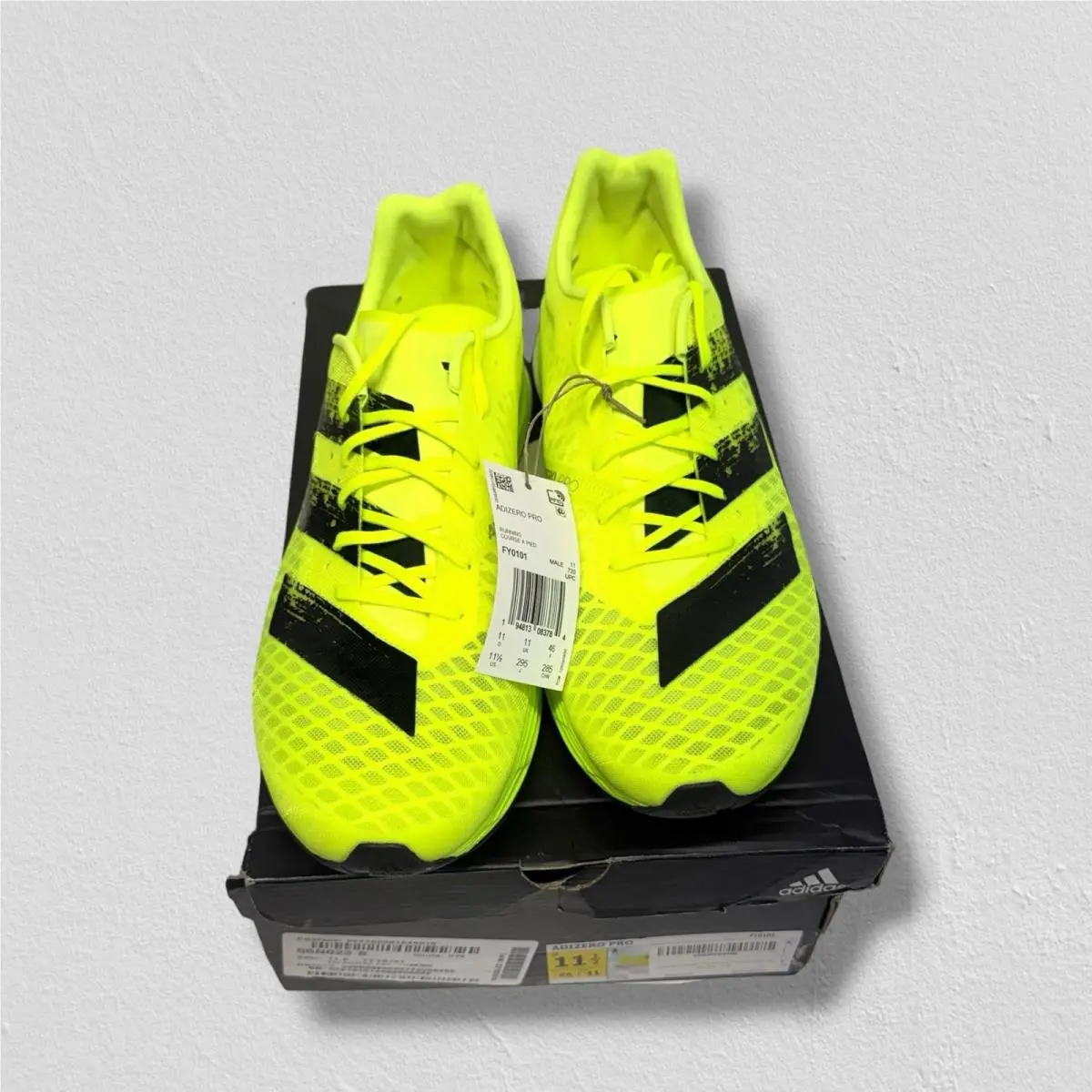 Adidas shoes - adidas Adizero Pro - Adizero Pro - FY0101 - Yellow/Core Black 8