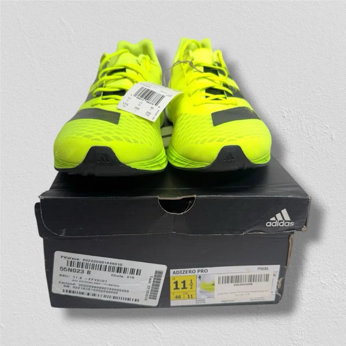 Adidas shoes - adidas Adizero Pro - Adizero Pro - FY0101 - Yellow/Core Black 3