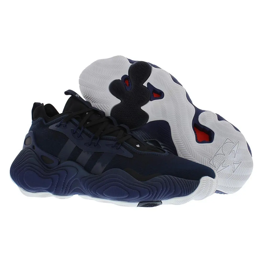 SM Trae Young 3 Team Unisex Shoes Size 12.5 Color: Blue/core Black/dark by Adidas