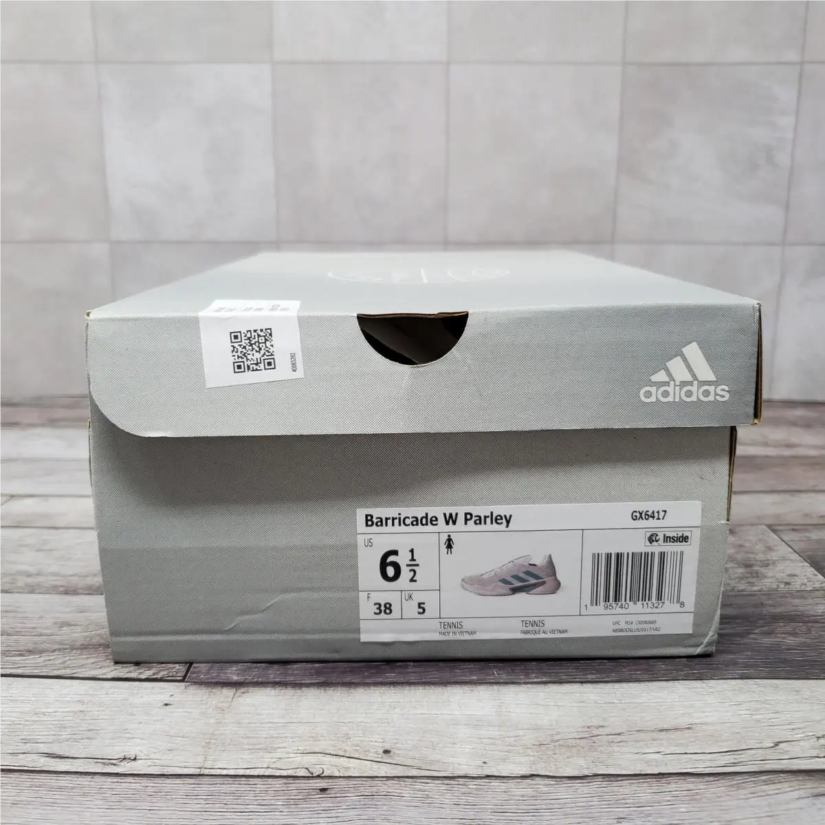 Adidas shoes - Adidas Barricade Parley - Barricade Parley - GX6417 - White 8