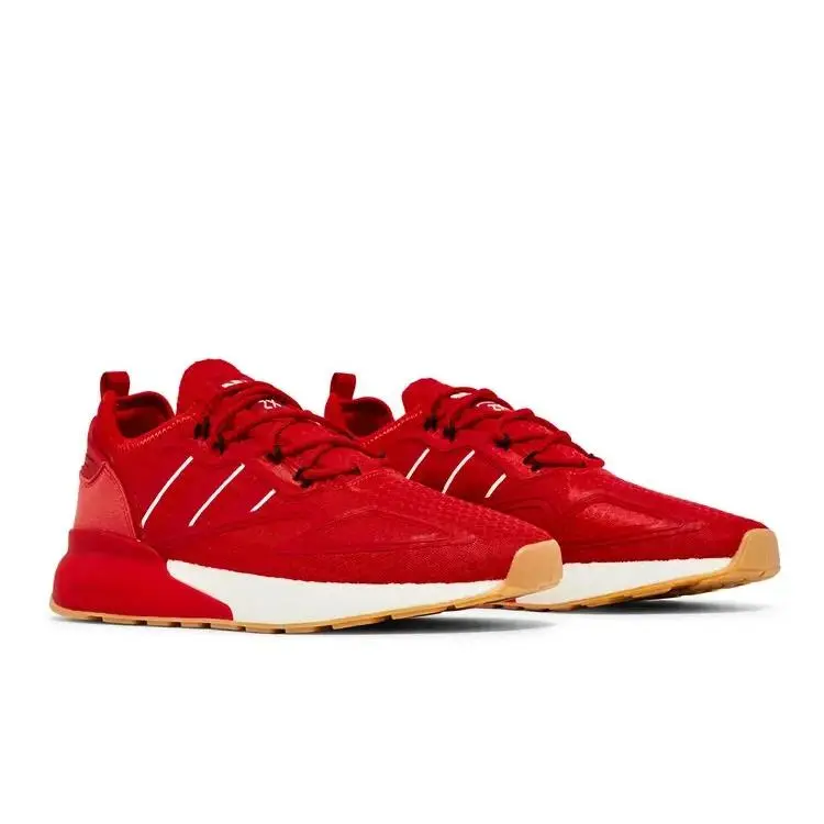 Adidas Mens ZX 2K Boost Scarlet Gum Red Size US 11