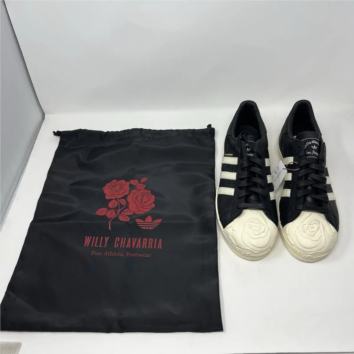 Adidas shoes - Adidas Superstar x Chavarria - Superstar Chavarria - KJ2029 - Cracked Black / Core White / Roses 11