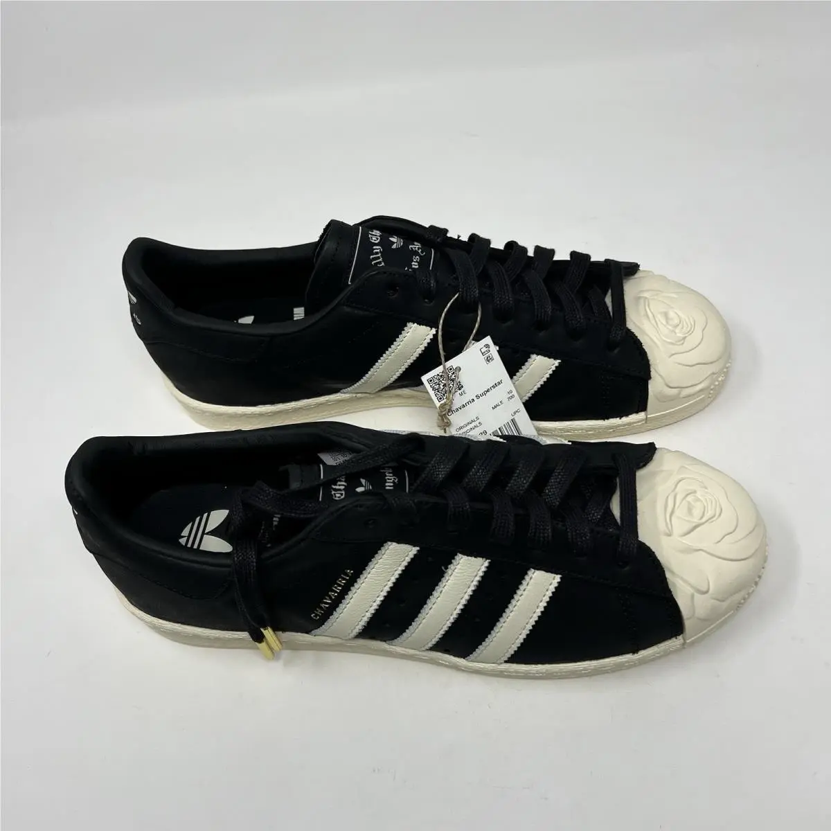 Adidas shoes - Adidas Superstar x Chavarria - Superstar Chavarria - KJ2029 - Cracked Black / Core White / Roses 3