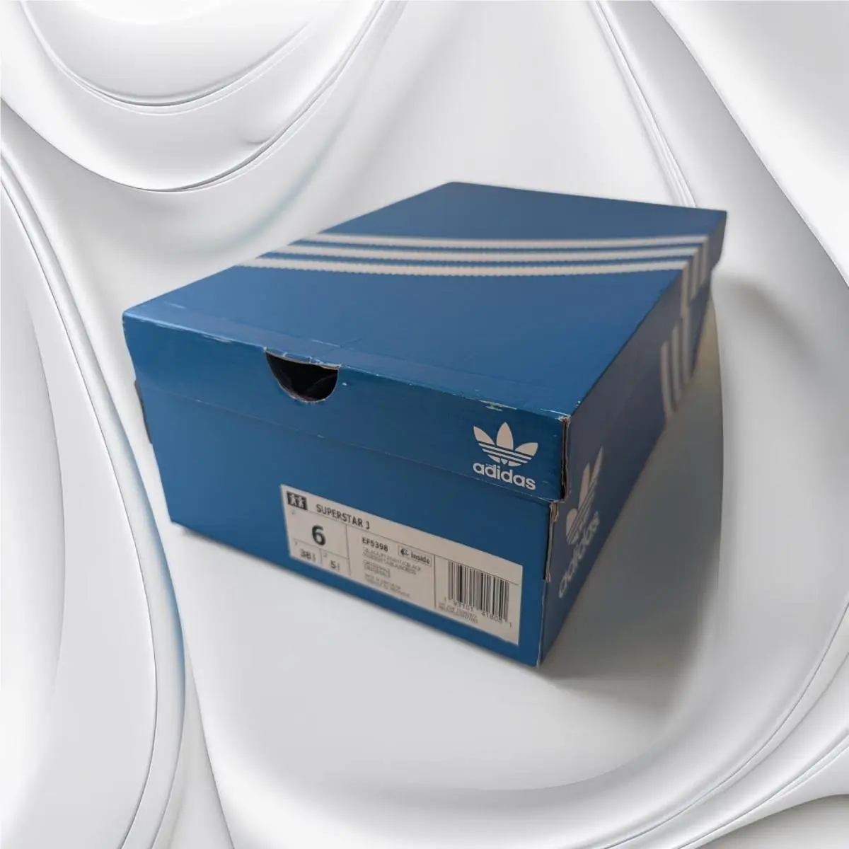 Classic Originals Superstar J Grade School Black / White Size 6 by Adidas