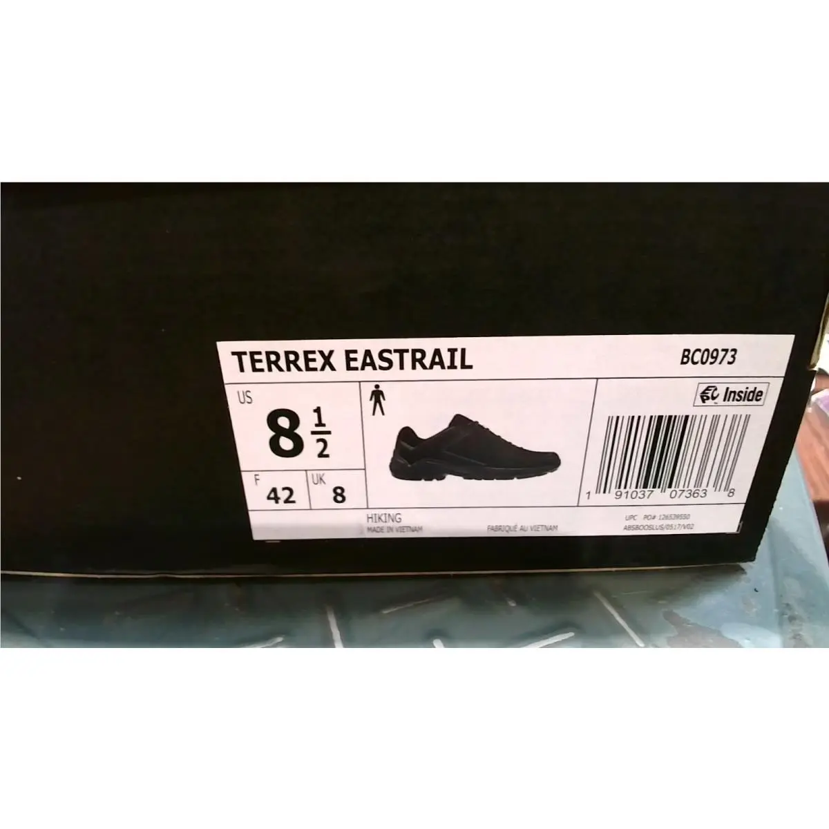 Adidas shoes - adidas TERREX Eastrail - TERREX Eastrail - ID7845 - Black (UPC: 191037073638) 3