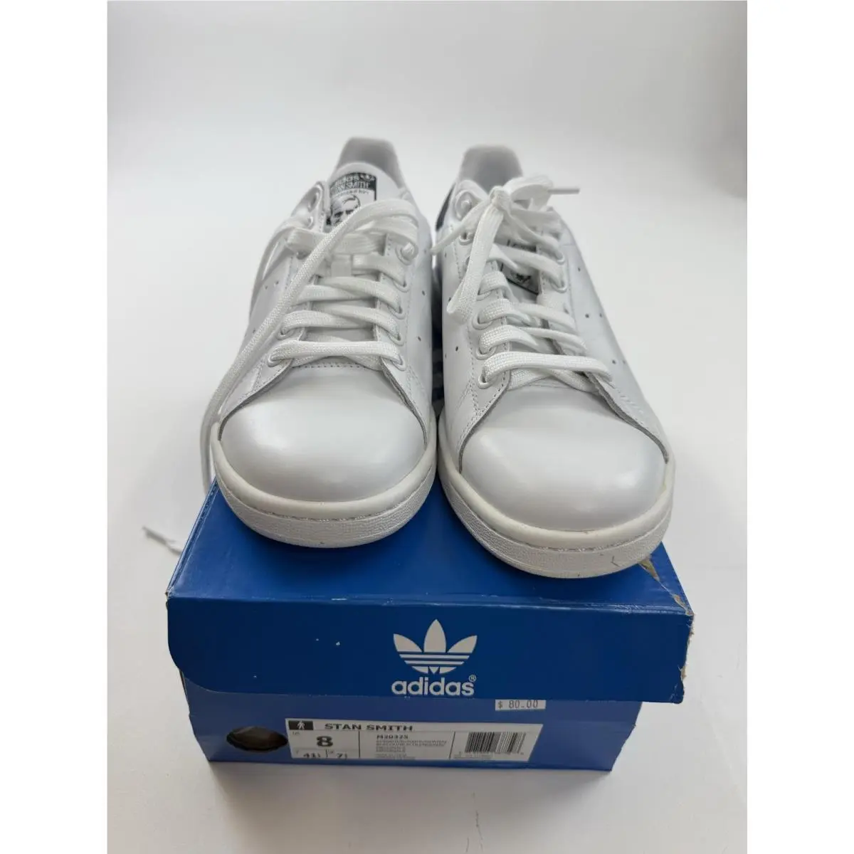Stan Smith Shoes Mens Size 8 White Leather Low Top Originals Sneakers by Adidas