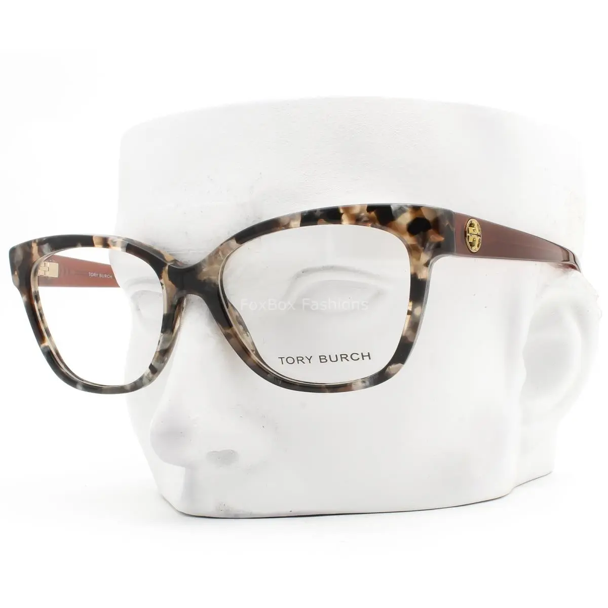Eyeglasses Glasses TY 2079 1682 Pearl Brown Tortoise 53mm with Case by Tory Burch