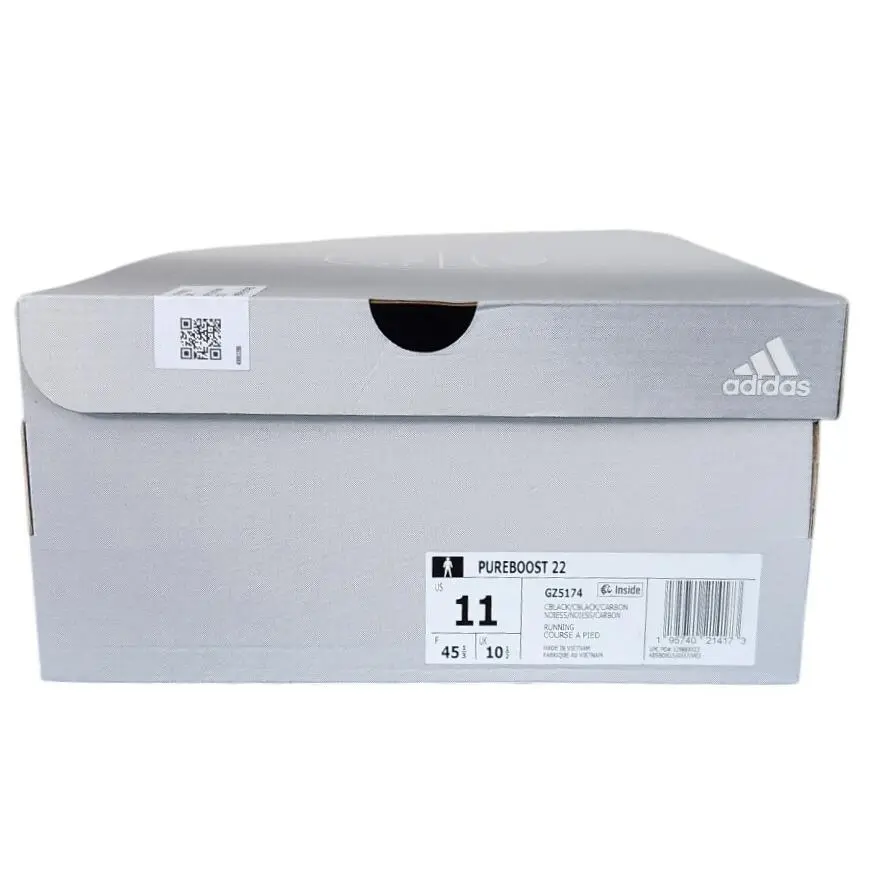 Adidas shoes - PUREBOOST 22 - PUREBOOST - GW4832 - Black White 9