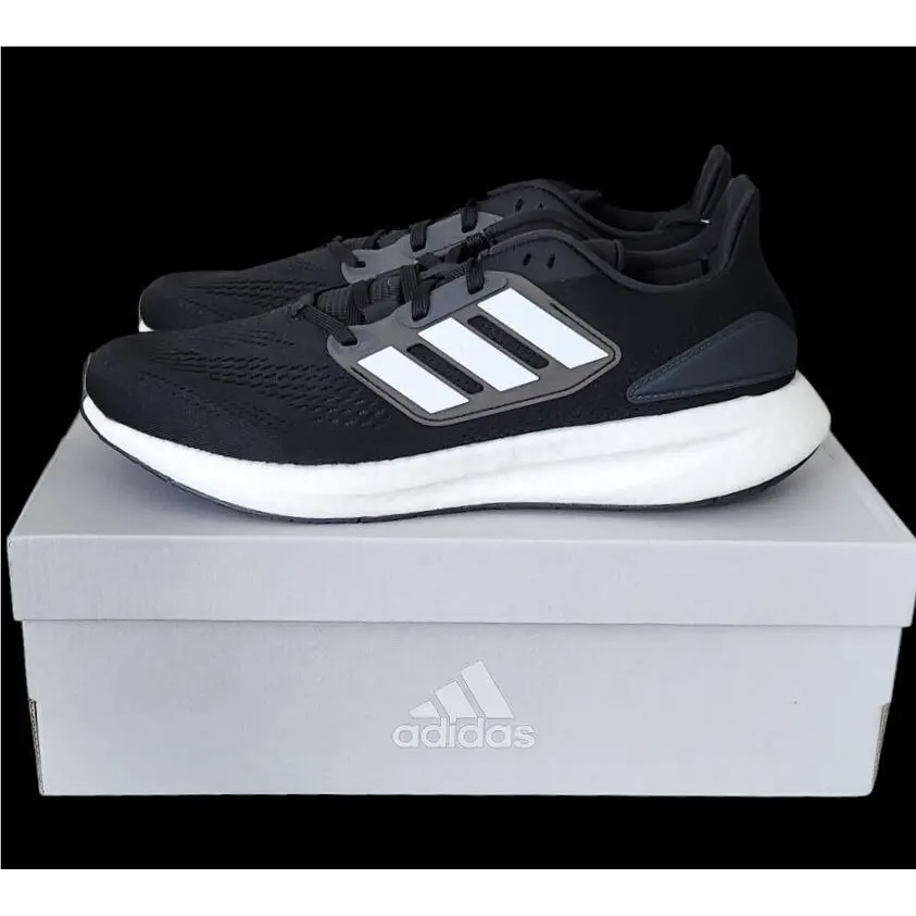 Adidas shoes - PUREBOOST 22 - PUREBOOST - GW4832 - Black White 5
