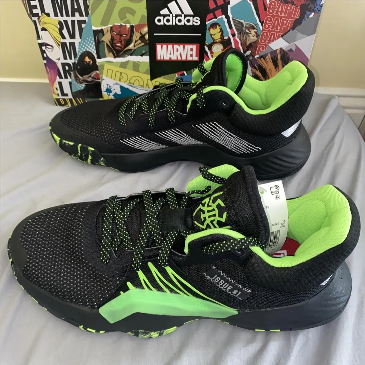 Adidas shoes - adidas D.O.N. Issue #1 - Issue - EF2805 - Green 2