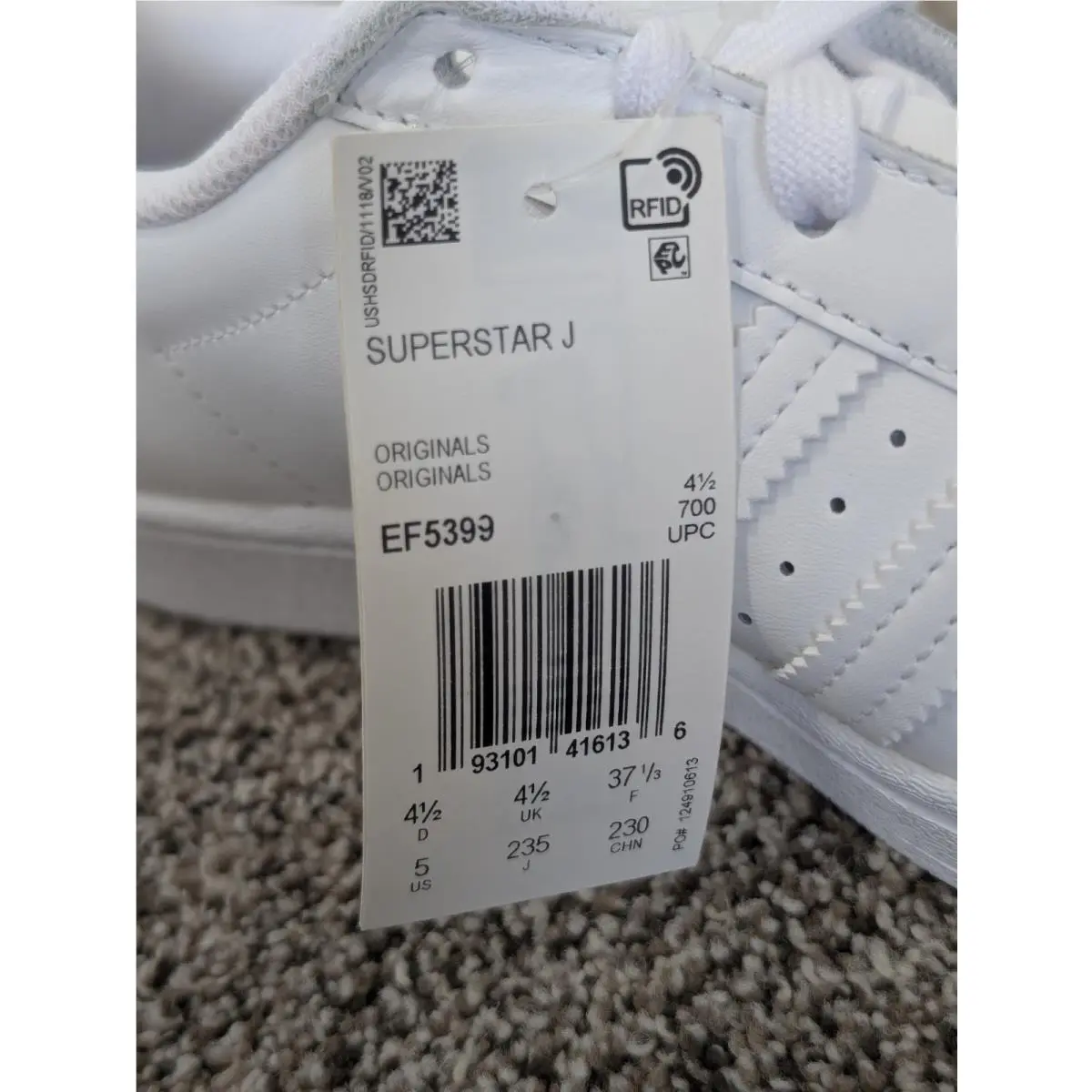 Adidas shoes - Adidas	Superstar J - White 5